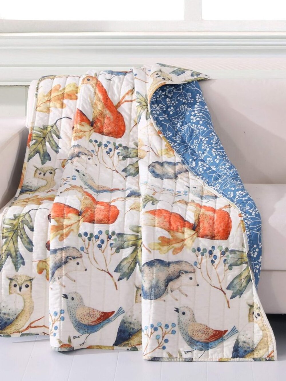 Barefoot Bungalow GL-1806BTHR Willow Lap, Comfort, Wall Art, Throw, Blanket, 50"